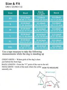 1pc 3D Shark Fin Puppy Vest, Starfish & Shell Print Pet Vest, Suitable For Spring/Summer, Fits Small/Medium Dogs, Anti-Shedding - Multicolor - View 5