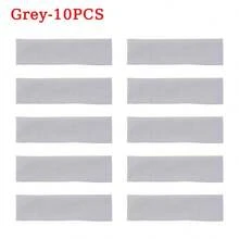 5pcs/40PCSHeadbands Polyester Non Slip Elastic Sweat Hairbands Soft Fabric Stretch Wide Short Hair Bands For Girls Yoga Workout Running Women Head Scarf Elegant Hair Accessories Causal Sweatband - Multicolor - View 19