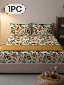 1个/2个印花枕套，不含枕芯，绿色植物印花，日常使用的聚酯纤维，柔软亲肤，舒适面料，家居纺织品，适用于客厅、卧室、户外、沙发装饰，通过Oeko-Tex认证 - 彩色 - 查看 13