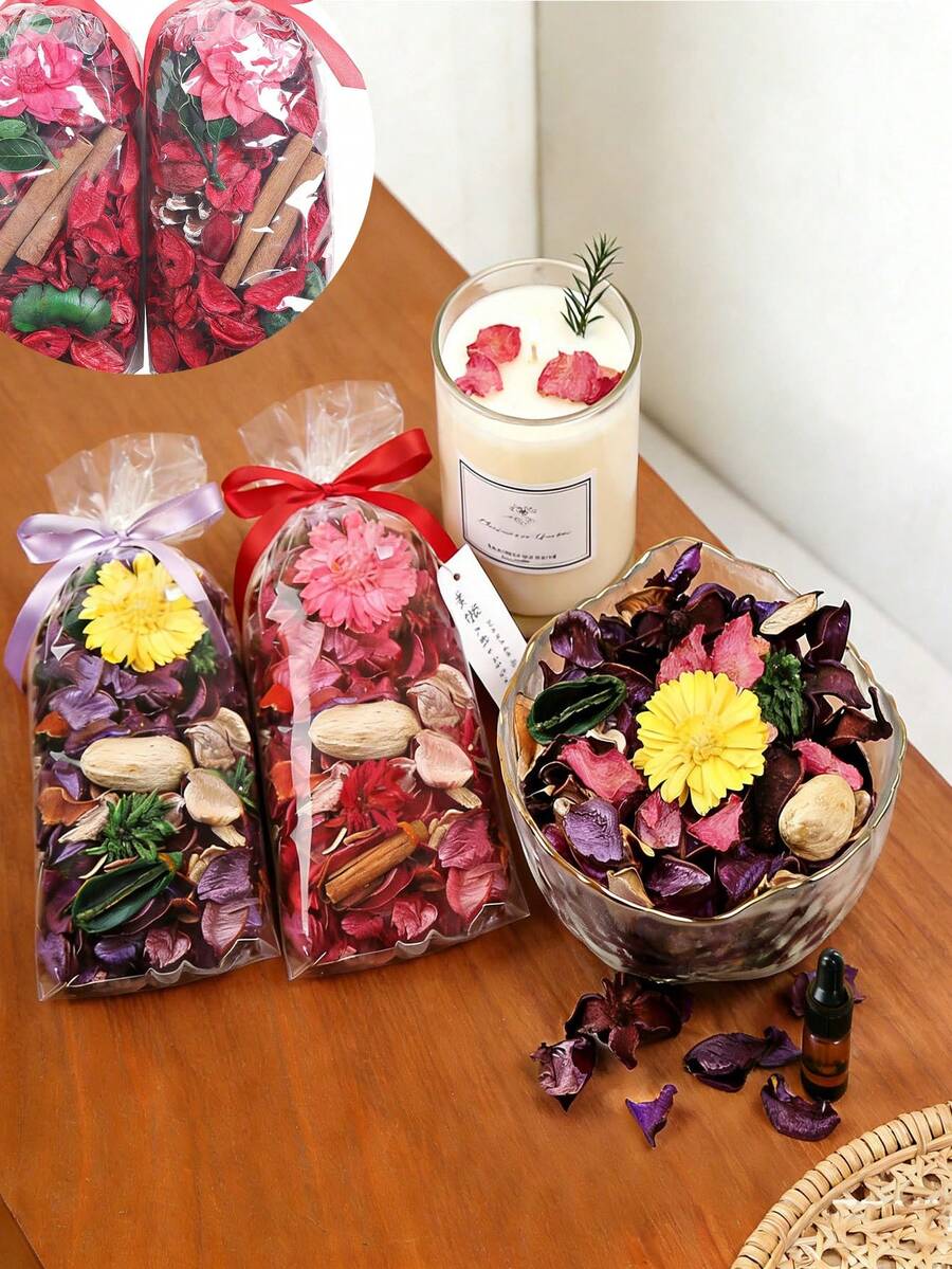 Sachê perfumado com flores naturais (1 unidade), em malha transparente, purificador de ar, ideal para lembrancinhas de festa, presentes de Natal e decoração de casa. Também pode ser usado como aromatizador de carro, para perfumar a casa, para preencher vasos, como decoração de mesa e para pendurar arranjos florais. Aroma duradouro, perfeito para quarto, casa, hotel, restaurante e supermercado. Ideal para o Dia da Mulher, viagens, lembrancinhas de casamento, decoração retrô (Y2K), decoração de quarto, acessórios para carro, decoração de cozinha e outros itens fofos.