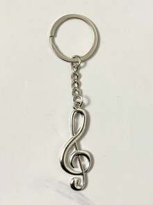 1 pièce Porte-clés pendentif note de musique esthétique colorée 2026 Y2K - Mignon Kawaii Sac à dos Portefeuille Charm, Détail de touche de piano en perle, Mousqueton en forme de cœur, Cadeau pour les amateurs de musique, Convient pour accrocher aux clés, sac d'ordinateur portable, coque de téléphone (2 styles : Coloré/Argent) - Multicolore - Voir 11