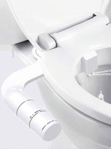 1个冷水可拆卸式马桶喷头 - 可拆卸 - 节省空间（双可伸缩喷嘴） - 白色 - 查看 17