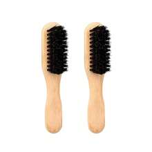 Smooth Hair Brush - Unisex, Suitable For Fine To Medium Hair, Styles Various Hairstyles, Smooths Frizz, Easily Creates Sleek Ponytails/Buns; Leopard Print Long Handle Beard Brush, Neat Cleaning, Essential Hairdressing Tool, Hair Product And Accessory For Barbershops, Beauty Salons And Travel - Multicolor - View 16