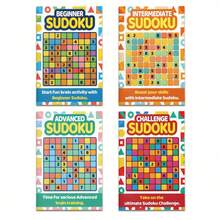 Sudoku For Logic Practice, Four Difficulty Options, Clean Puzzle Layout With Solutions, Improve Concentration, Reasoning And Patience - Sudoku - View 1
