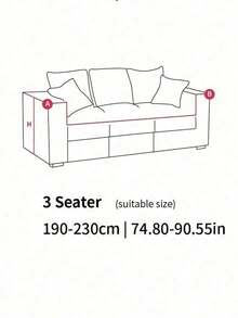 1件灰色叶子图案毛绒弹力沙发套（含1个枕套），北欧现代风格涤纶防尘防滑加厚沙发套，适用于1/2/3/4人沙发，尤其适合秋冬季沙发装饰 - 深灰色 - 查看 14