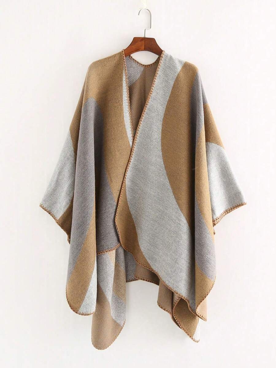 Women Shawls - 橘色 - 查看 1