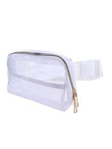 Transparent Waist Bag - Large Capacity Transparent Waist Bag With Adjustable Shoulder Strap, Suitable For Sports Events, Concerts, Holidays, Outdoor Activities, School, Waterproof Summer Bag, Boyfriend Gift, Handbag, Leather Bag, Back To School, Spring Study Supplies, Spring Break Essentials, Spring Travel Essentials, Wallet, Side Bag, Belt, Student New Life Supplies, Essential Wallet For Men, Fashion Men's Bag, Waterproof Graduation Transparent Bag Phone Bag - Multicolor - View 12