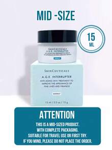 SkinCeuticals A.G.E. Interrupter Ultra Advanced Flavo-Proxylane Cream, 48ml Full-Size/15ml Travel Size/3ml Sample Mini, Anti-Aging Cream To Lift & Firm Skin, Smooth & Fade Fine Lines/Wrinkles, Tighten Facial Contours, Boost Collagen & Strengthen Barrier, Cream Texture For Multiple Skin Types, Ideal For Daily/Office/Travel, Premium Anti-Wrinkle Firming Skincare Gift - AGE Face Cream - View 7