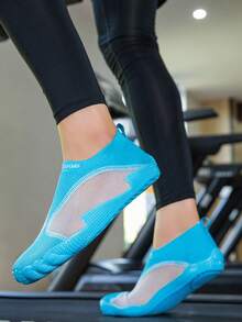 TOLLN 1 Pair Men's Soft Bottom Breathable Fitness Gym Treadmill Shoes - Blue - View 5