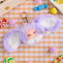 Samuel盲盒收藏人偶，糖果豆彩色兔子系列，生日、情人节、圣诞节、节日礼物，随机发货，硬质内芯，ABS材质，非毛绒填充 - 彩色 - 查看 2