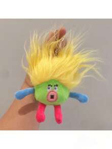 Parmani Plush Pendant, Colorful Doll With Hair, Fun And Cute Appearance, Bag Charm Accessory, Suitable For Girls, Children, Friends, Unique Personalized Gift, Birthday, Holiday, Party Gift And More - Multicolor - View 4