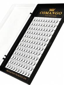 CoMango 120Fans C/D 9D Wispy Premade Fans Eyelash Extension 0.07MM Pointy Base Premade Hybrid Fan Lashes Faux Mink Wispy Spike Fans Wholesales - Multicolor - View 7