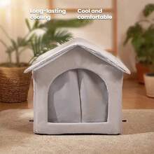 Warm In Winter, Cool In Summer Enclosed Cat/Dog Bed, Waterproof Outdoor Stray Cat House, Weatherproof, Insulated Pet Shelter - M - View 7