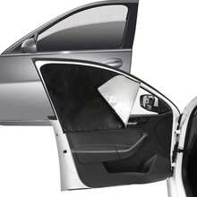 2/4pcs New Summer Car Sun Shade, Strong Magnetic Full Blackout Sunshade, Magnetic Adsorption Non-Transparent Sun Visor, Car Accessories - A - View 7