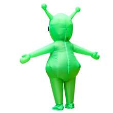 Adult Cycling Style Standing Style Alien Inflatable Costume Funny Doll Costume Festival Performance Walking Prop Costume - Multicolor - View 4