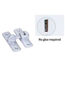 1 cái khóa cửa an ninh chịu lực cao, khóa chốt an toàn cấp thương mại/dân dụng với tính năng chống cạy phá, chốt trượt điều chỉnh 90°/180°, bao gồm ốc vít, vận hành bằng tay, cấu trúc chắc chắn được gia cố, thích hợp cho phòng tắm và nhà ở. - Nhiều màu - Xem 13