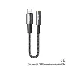 REMAX CB08(I-3.5F) Smart Volume Audio Adapter Cable For IPhone To 3.5mm Female Connector (0.12M, Black), High-Definition Sound Quality, No Playback Delay, Sturdy And Durable, Widely Compatible, Aluminum Alloy Head, Scratch-Resistant And Wear-Resistant. - Black - View 5