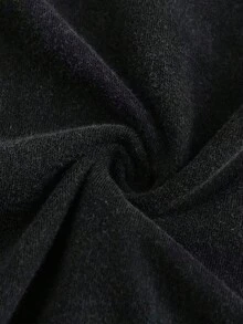 2026 Women's  Pattern Printed Vintage Washed T-Shirt - 230g Thick Cotton, Vintage Street Style Round Neck Short Sleeve, Machine Washable, Spring Summer Casual Wear, Unique Loose Fit Women's T-Shirt, White Tops, Valentine's Day Outfit, Mardi Gras, Summer Tops,   For Women, Valentine's Outfits For Women, Women's Tops, Fairycore, , Elegant Women's Outfits - 黑色 - 查看 5