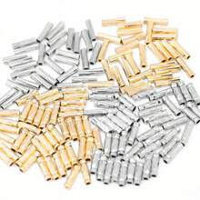 2pcs Copper Faceted Hollow Tube Beads, Designed For DIY Bracelet, Necklace, Jewelry Making - DIY - View 8