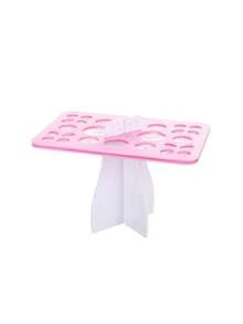 Suporte dobrável para secagem de pincéis de maquiagem, projetado para maquiadores, suporte para limpeza e secagem de pincéis de maquiagem e pintura, suporte para armazenamento e secagem de ferramentas de beleza, uso comercial e doméstico. - Multicolorido - Ver 10