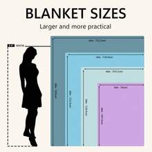 Soft Fluffy Fleece Throw Blanket With Adorable Highland Cow And Floral Pattern Warm Cozy Lightweight Plush Sofa Blanket For Bed Couch Living Room Decor All Season Comfortable Flannel Throw(280 Gsm) - Multicolor - View 3