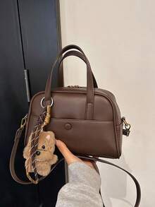 秋冬新款复古枕形包，超赞女士小包，百搭通勤，大容量，单肩斜挎，手提包，三用，质感出众，时尚吸睛，西音，热销，最佳单品 - 彩色 - 查看 12