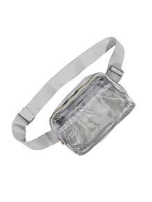 Transparent Waist Bag - Large Capacity Transparent Waist Bag With Adjustable Shoulder Strap, Suitable For Sports Events, Concerts, Holidays, Outdoor Activities, School, Waterproof Summer Bag, Boyfriend Gift, Handbag, Leather Bag, Back To School, Spring Study Supplies, Spring Break Essentials, Spring Travel Essentials, Wallet, Side Bag, Belt, Student New Life Supplies, Essential Wallet For Men, Fashion Men's Bag, Waterproof Graduation Transparent Bag Phone Bag - Multicolor - View 11