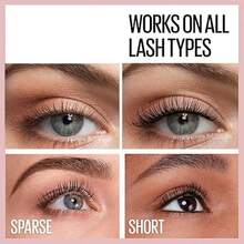Long-Lasting, Wide-Lash Mascara, Lengthens And Volumizes, Clump-Free, And Naturally Waterproof. Suitable For Everyday Wear, Christmas, Halloween, And Parties. Highly Recommended. - 黑色 - 查看 3