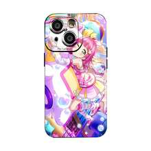 Estuche para teléfono con personajes lindos y burbujas coloridas Compatible con estuches para teléfonos   17  16 Pro Max  15 Pro Max  13 y  12 Brinda protección contra golpes y caídas Un gran regalo para familiares, amigos, amantes, novios/novias y el Día de San Valentín - Negro - Ver 2