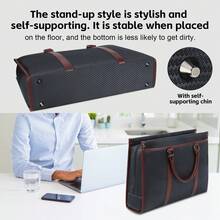 NEWHEY 男士商务包，求职公文包，可独立站立的旅行包，双向A4兼容，适合入职典礼，防水笔记本电脑包，大容量，适用于学校、工作、商务旅行、新员工入职礼品