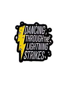 1PC Dancing Through The Lightning Strikes Enamel Pins Brooches Woman Backpack Accessories Bags Badge Fashion Lapel Jewelry Birthday Gifts - Multicolor - View 12