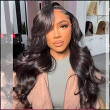 BINF 16A Raw Body Wave Bundles Human Hair 16 18 20 22 Inch,100% Real Human Hair Bundles For Women No Tangles Shedding, Bleach & Dye, Permable, 3x Longer Lifespan Clean, Healthy And Stay Beautiful Longer. Comfortable To Make Quick Weave And Wig Natural Black Color, Can Be Straightened And Curled, And Restyled Suitable For Everyday, Styled As You Like, Human Hair Bundles Can Last 1 Year With Proper Care. - Natural Black - 查看 8