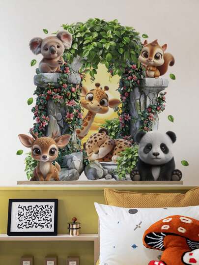 1pc Removable Self-Adhesive Wall Decor - Home/Office Wallpaper, Removable Wall Sticker Suitable For Living Room, Bathroom, Toilet, Dining Room, Kitchen, Bedroom And Other Wall Decor