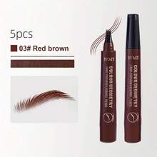 【双效眉笔】多齿刷头可精准勾勒每根眉毛，同时填充发际线，防水防晕染。逼真的毛发流动技术使妆效自然融合，即使是新手也能轻松上手。双头设计节省时间，妆效持久长达24小时。是派对的理想之选，助您打造完美妆容。