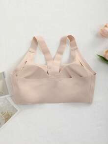 5pcs Women'S Full Coverage Wire-Free Bra Set - Shock-Absorbing Y-Strap Lift & Support, Removable Pads, Seamless Pullover For Gym, Running, Daily Wear-Medium Support, Breathable Underwear- Machine Washable Comfort, Bras For Women, Lingerie For Women - 彩色 - 查看 9