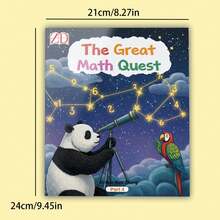 The Great Math Quest Activity Book – Adventure-Themed Early Math Practice With Counting, Number Order, Simple Add & Subtract, Logic Puzzles And Word Problems, Builds Focus, Reasoning And Confidence - The Great Math Quest - View 3