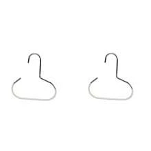 1 pieza/2 piezas Ganchos de sombrero redondos duraderos en negro y blanco, organizador de sombreros sin costuras, perchero para bufandas y corbatas, estante para exhibir sombreros en el armario, multifuncional - Gancho para sombreros - Ver 12
