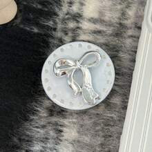 1个金/银蝴蝶形可折叠多功能手机支架，奢华电镀 - 彩色 - 查看 7