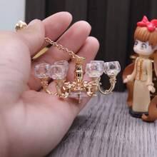Mini Vintage Decor Set, Including Pendant Light, Painting, Carpet, Coffee Table Accessories, Micro Landscape Decor, Suitable For DIY Mini Home Scenes, Ideal Gift For Collectors And Enthusiasts - Multicolor - View 11