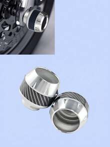 2个铝合金摩托车前叉保护器 - 碳纤维纹理，减震设计 - 轻便耐用，适用于摩托车、电动自行车、踏板车和全地形车（颜色可选 - 增强保护性，时尚摩托车配件）