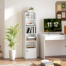 HOMCOM Estantes de livros - Blanco-40x30x156 cm - Ver 1