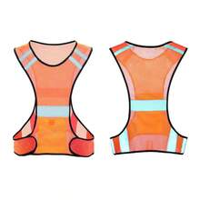 High-Visibility Reflective Vest, Outdoor Traffic Safety Reflective Vest With Pockets, High Luminosity Vest; Reflective Mesh Vest; Suitable For Men And Women For Work, Cycling And Running - Multicolor - View 4
