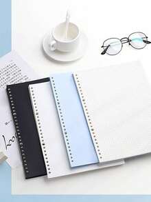 1 bìa đựng tài liệu rời khổ A4/B5/A5 (không kèm vòng ghim, không kèm giấy bên trong), bìa đựng tài liệu rời chống trầy xước, màu trơn tối giản. - Nhiều màu - Xem 3