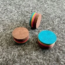 Punte per stecca da biliardo multistrato da 14 mm, punte per stecca da biliardo da 14 mm, punte per stecca da snooker e biliardo americano professionali, durevoli e con vestibilità perfetta. - 2 pezzi - Visualizzare 5