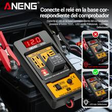 Comprobador De Batería,coche Relé Probador De Voltaje 12-24v Aneng RT01 - Negro - Ver 5