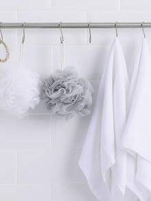 5/10/20pcs Heavy Duty Stainless Steel S-Shaped Hooks With Anti-Scratch Caps, Adjustable Wall-Mounted Accessory Storage Rack, Home Bathroom Decor, Bathroom Storage, Autumn Decor, Back To School Decor - Multicolor - View 3