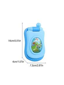 Children's Flip Phone Toy, CPC Multi-Function Early Education Toy, Built-In Nursery Rhymes And Simulated Calls, Animal Sound Sensory Development Toy, Suitable For Toddlers 12 Months And Above Boys And Girls - Add to Cart (priority Shipping) - View 9