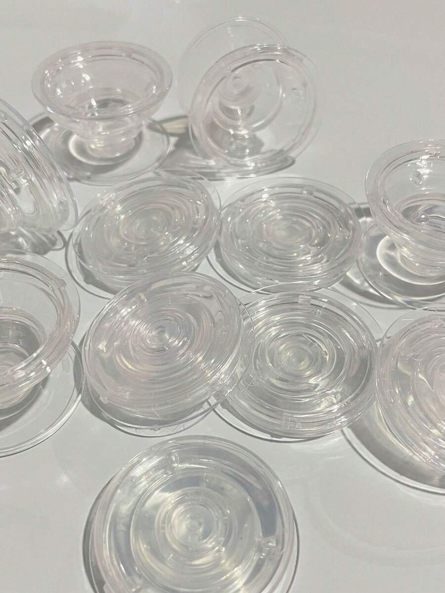 Transparent Retractable Folding Phone Stand, Transparent Airbag Adhesive Folding Phone Holder - Multicolor - View 1