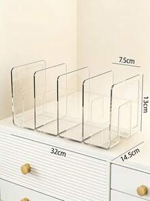 2pcs 3/4 Tier Transparent Acrylic Handbag Storage Rack - Stackable, Clear Design, Wide Opening For Easy Access, Rounded Corners To Protect Bags, Suitable For Handbags, Totes, Crossbodies And Books, Fits Various Heights, Dust-Proof, Sturdy, Maximizes Closet/Desk/Drawer/Wardrobe/Shelf Space, Perfect Gift For Bag Lovers, Students, Working Moms And Dorms - Multicolor - View 9