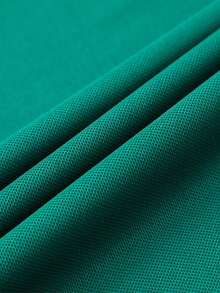 Áo Polo Golf Nam, Áo Polo Tay Ngắn In Họa Tiết Thời Trang Công Sở, Thiết Kế Cúc - màu xanh lá - Xem 5